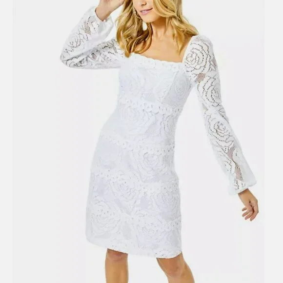 Lilly Pulitzer Zoella Dress in Resort White - Picture 14 of 14